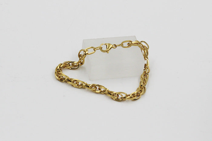 Bracelet chainette dorée