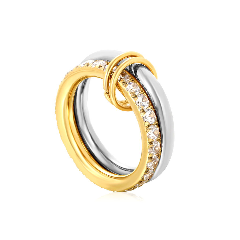Bague together brillante argenté