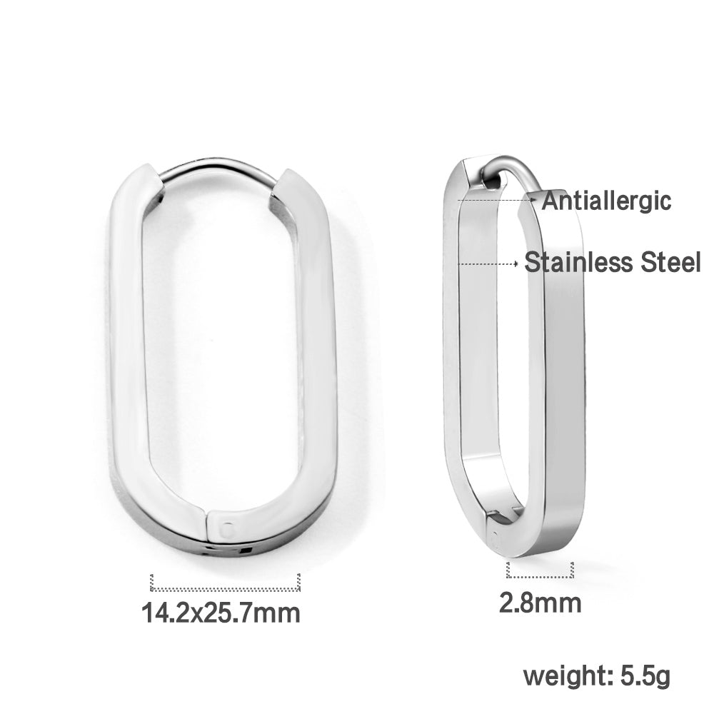 Boucle d'oreilles mélo argenté
