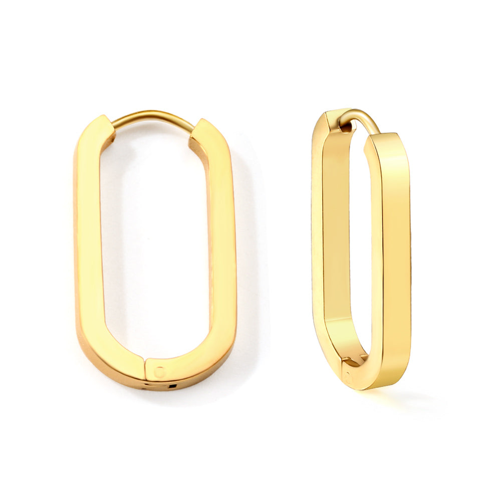 Boucles d'oreilles mélo dorée