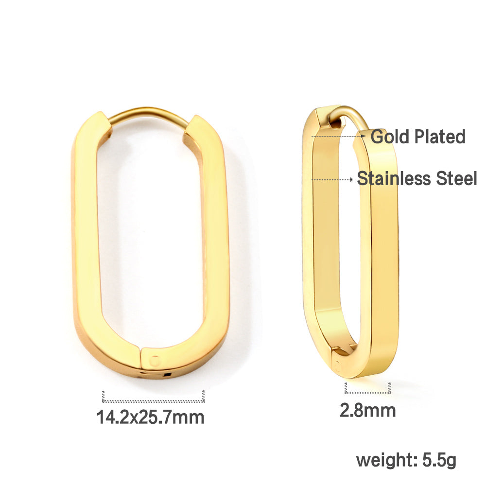 Boucles d'oreilles mélo dorée