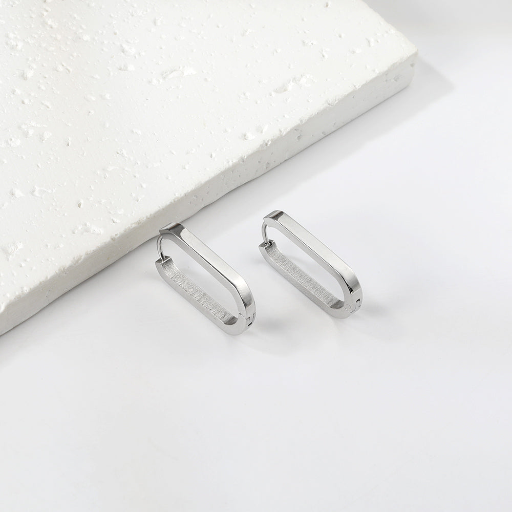Boucle d'oreilles mélo argenté
