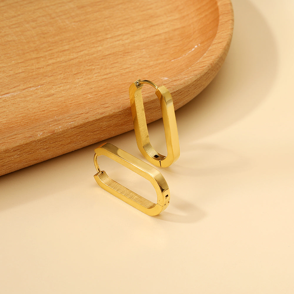 Boucles d'oreilles mélo dorée