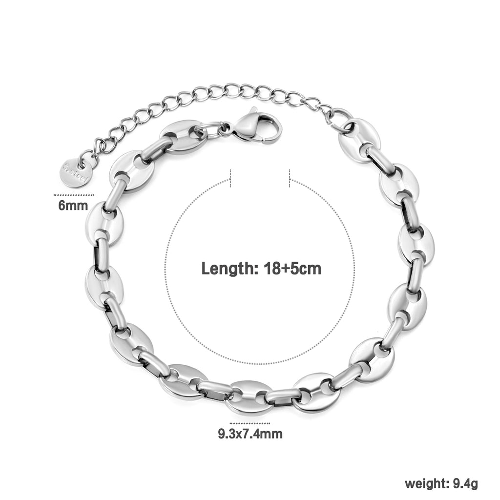 Bracelet pièce argent