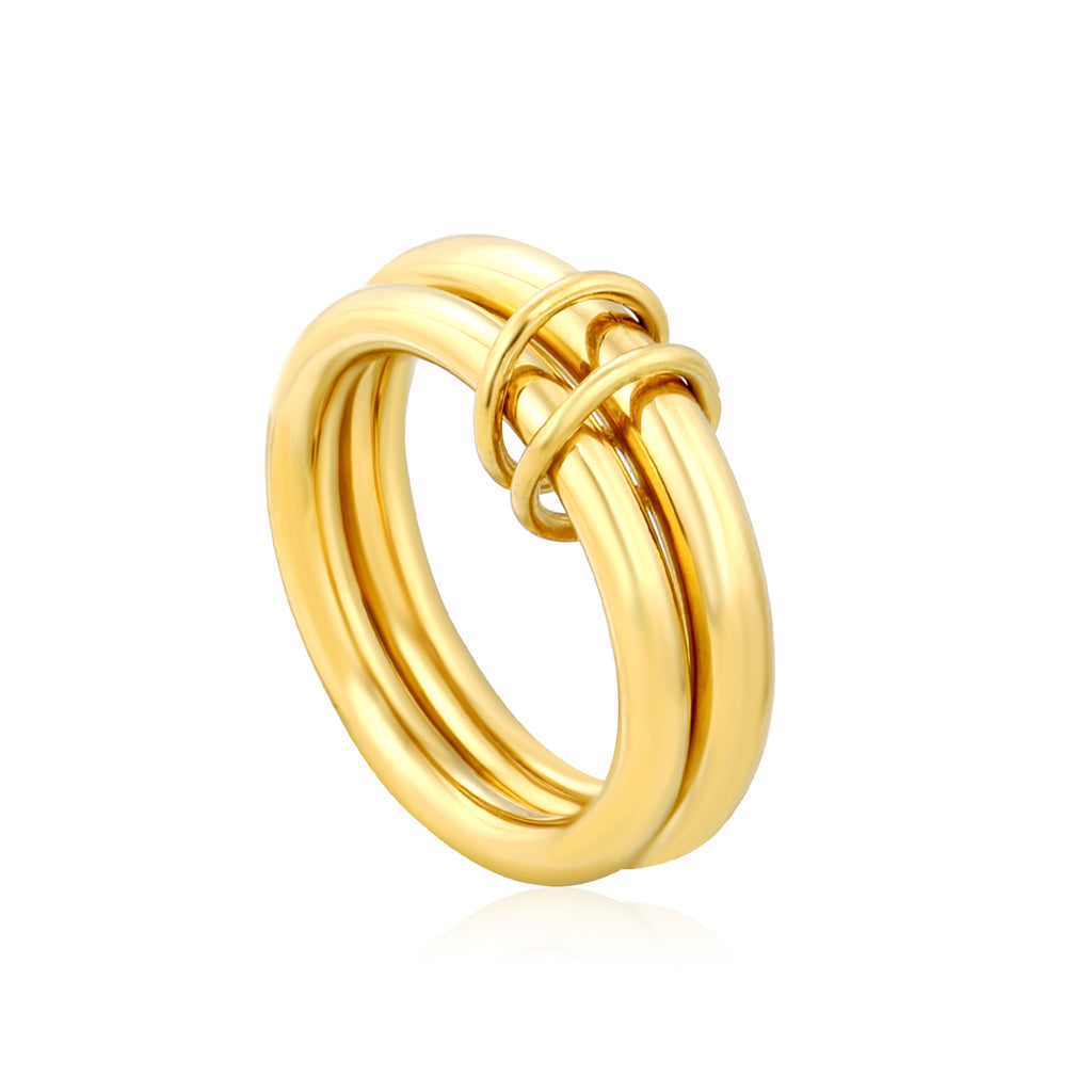 Bague together dorée