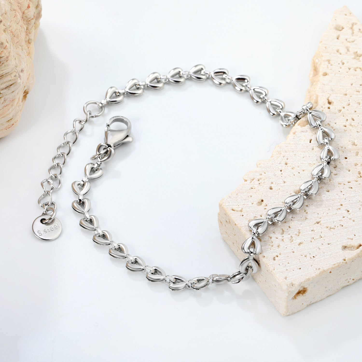 Bracelet love argent