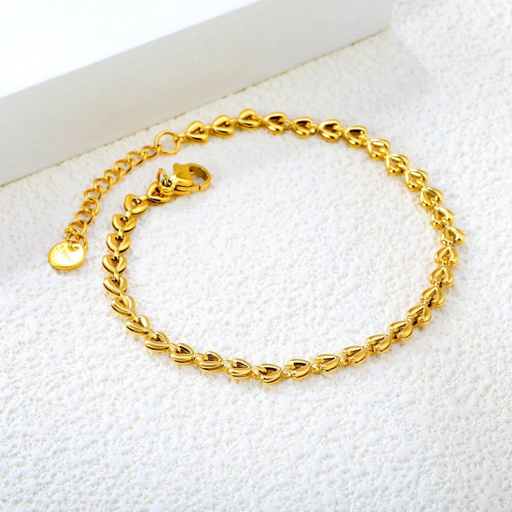 Bracelet love dorée