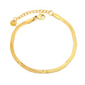 Bracelet serpent dorée