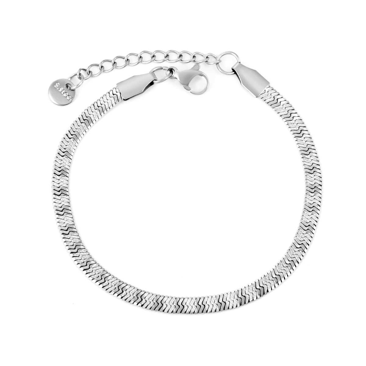 Bracelet en chaine argenté