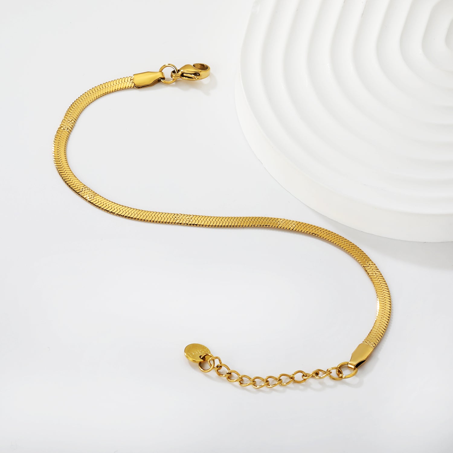 Bracelet serpent dorée