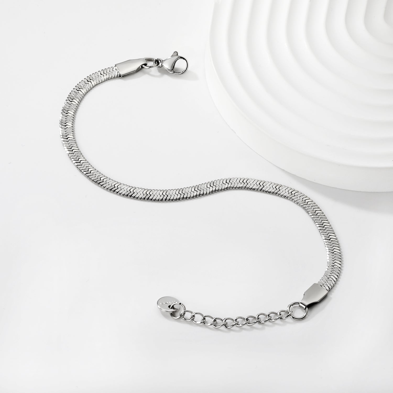 Bracelet en chaine argenté
