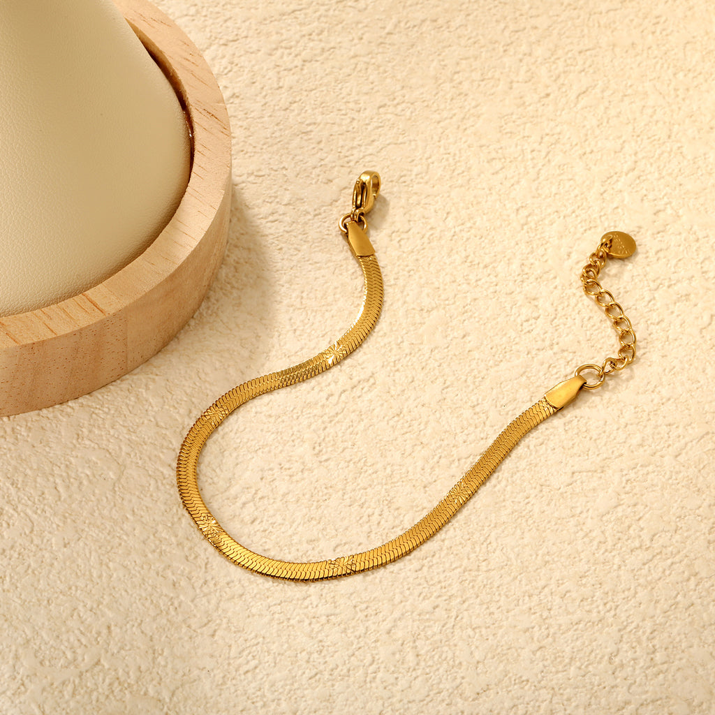 Bracelet serpent dorée