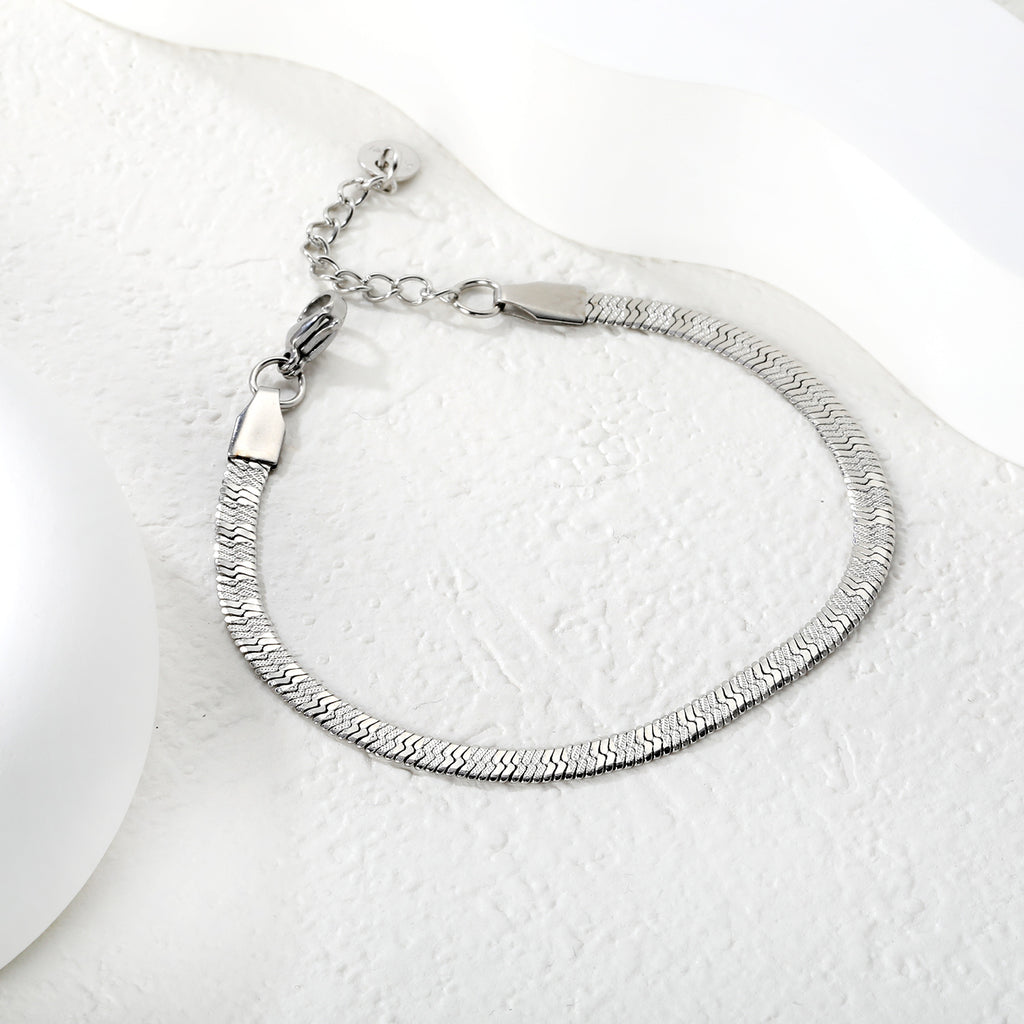 Bracelet en chaine argenté