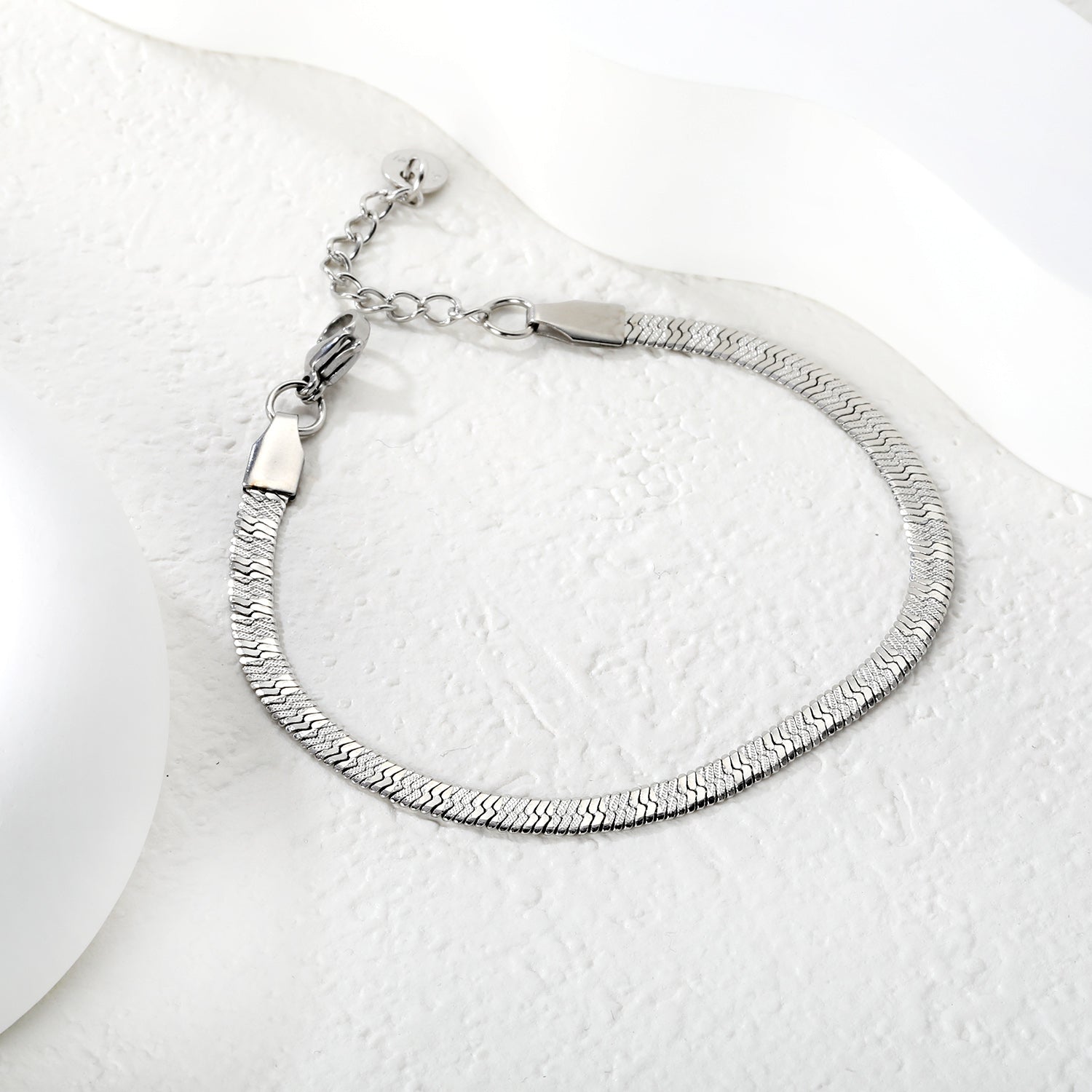 Bracelet en chaine argenté