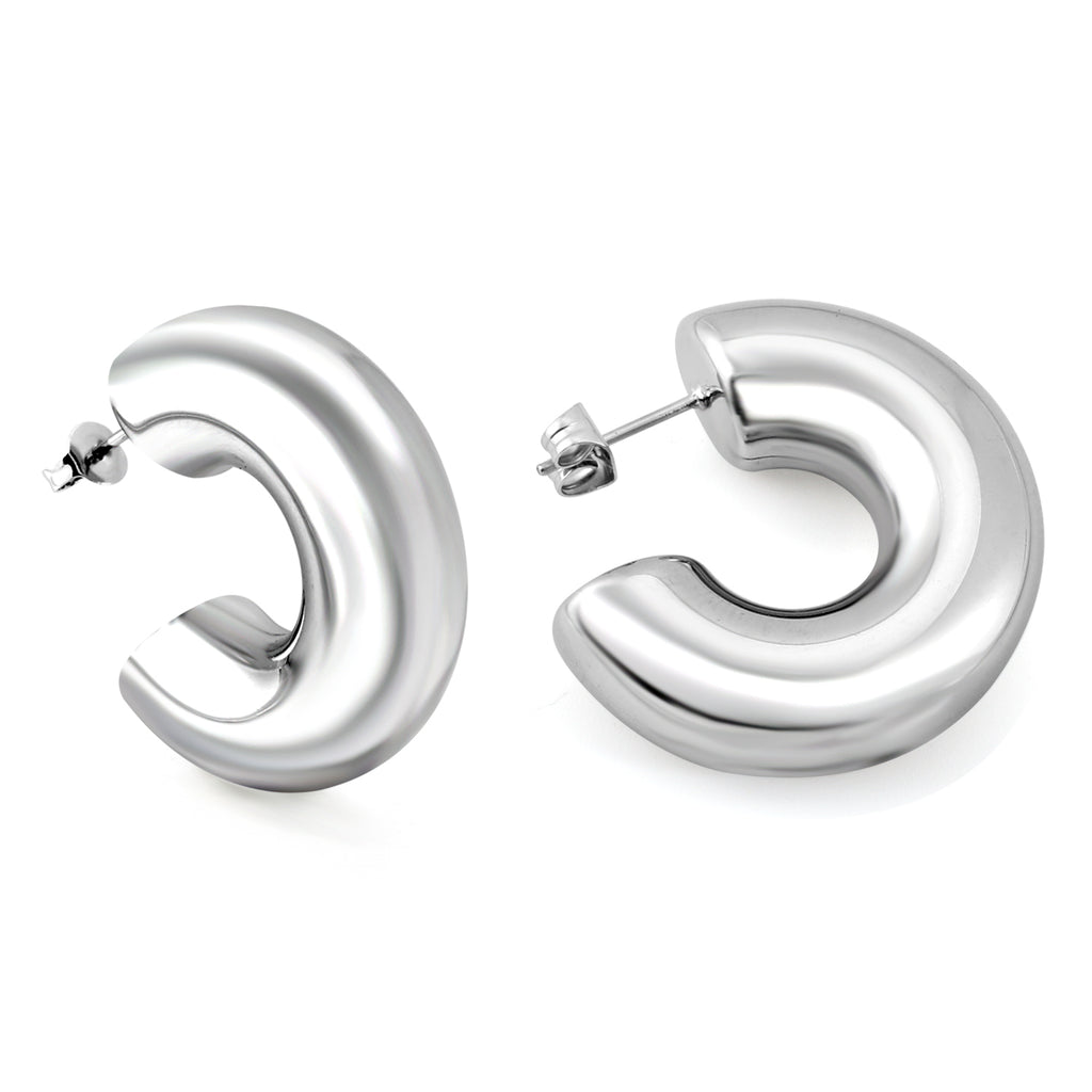 Boucles d'oreilles Émilie argenté