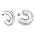 Boucles d'oreilles Émilie argenté
