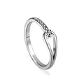 Bague linked argenté