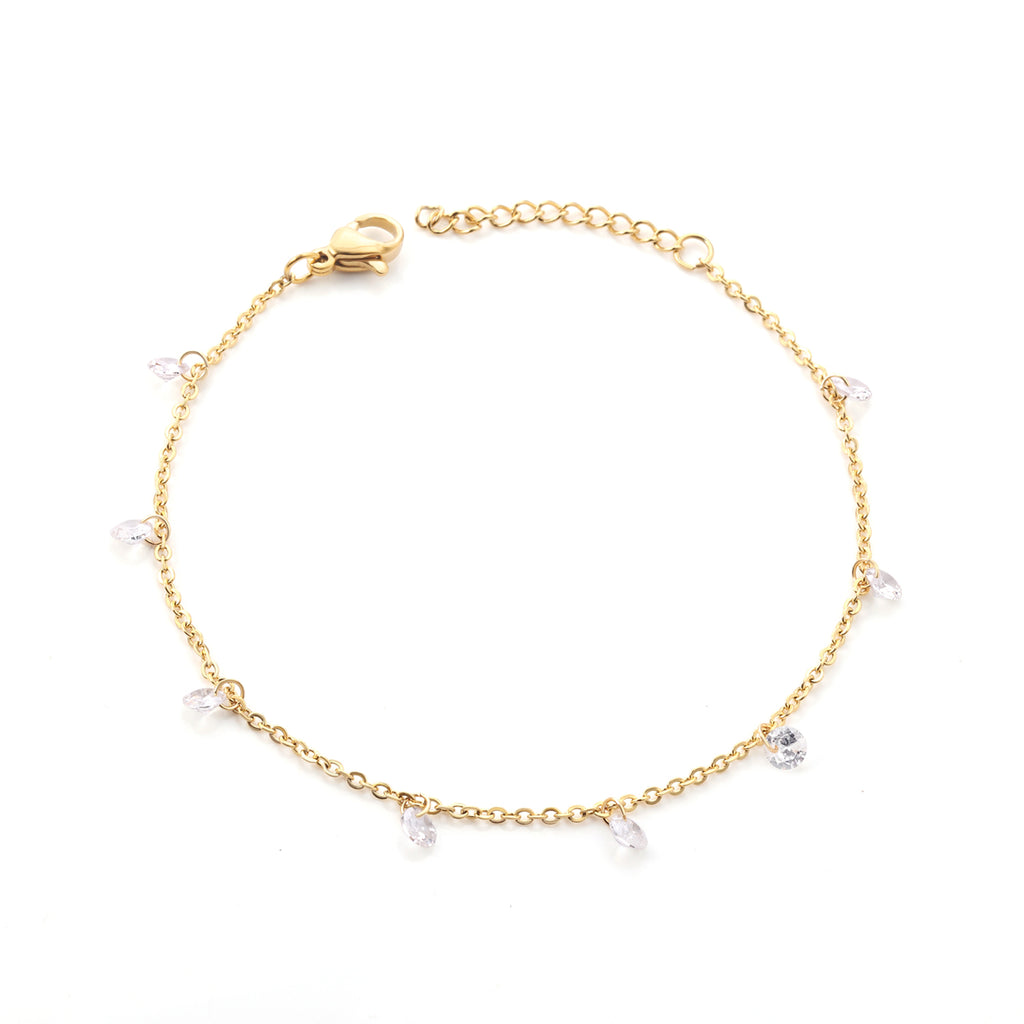 Bracelet brillant dorée