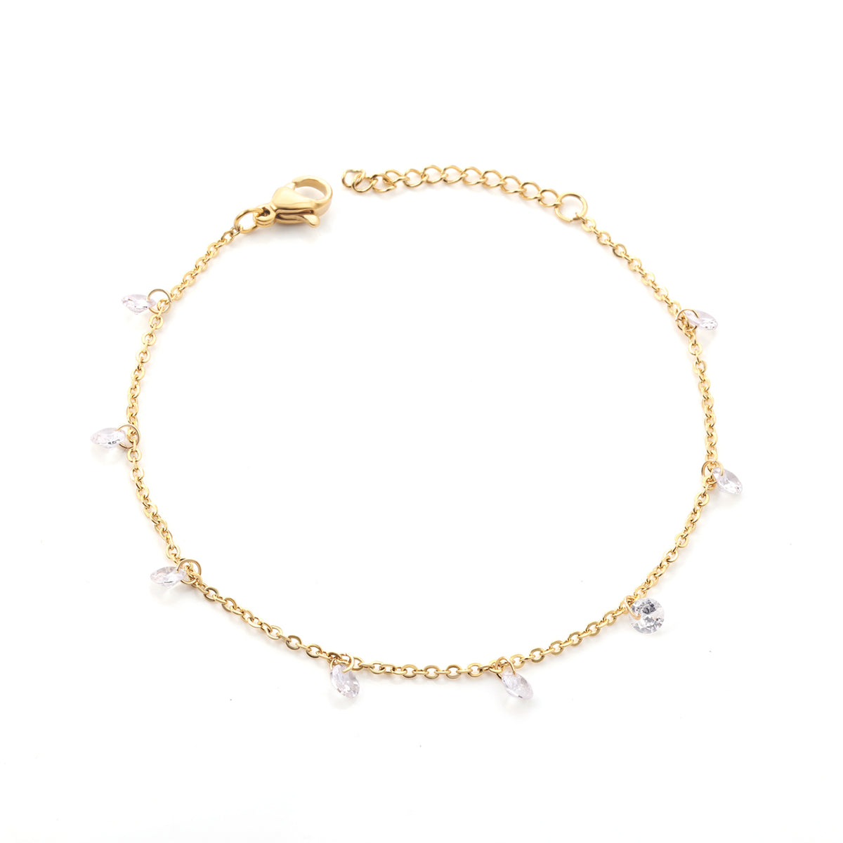 Bracelet brillant dorée
