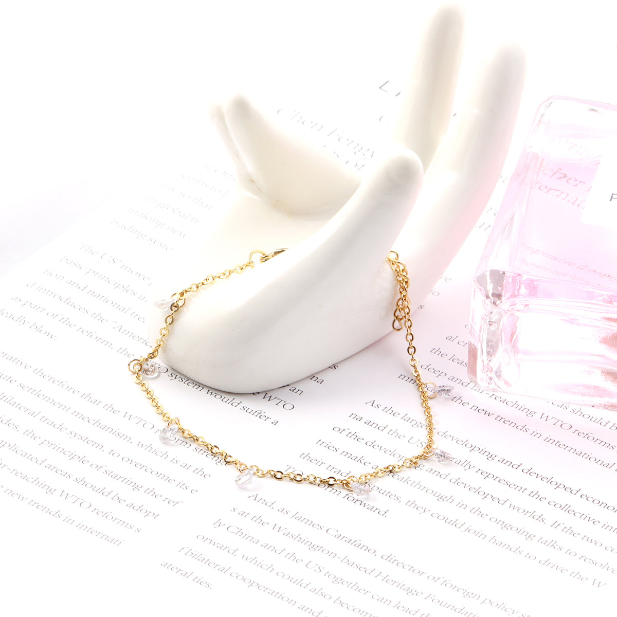 Bracelet brillant dorée