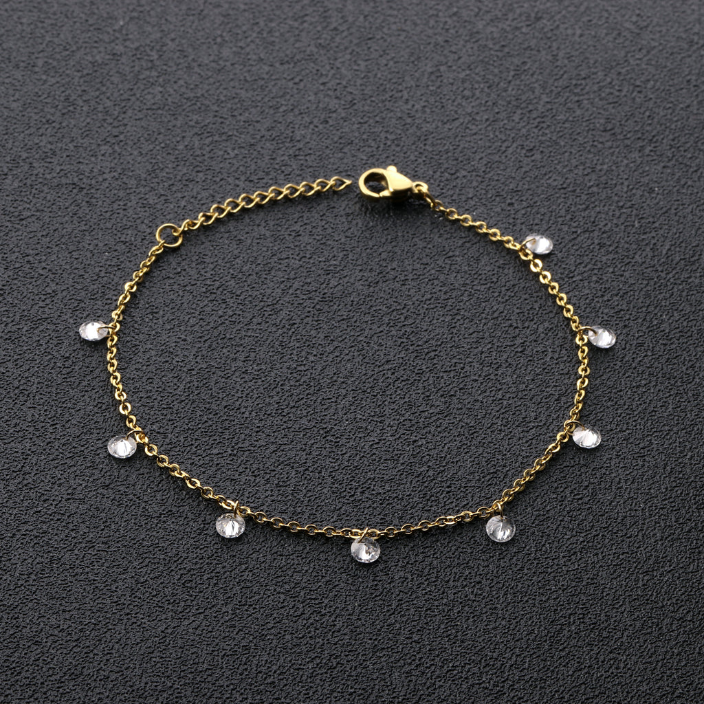 Bracelet brillant dorée