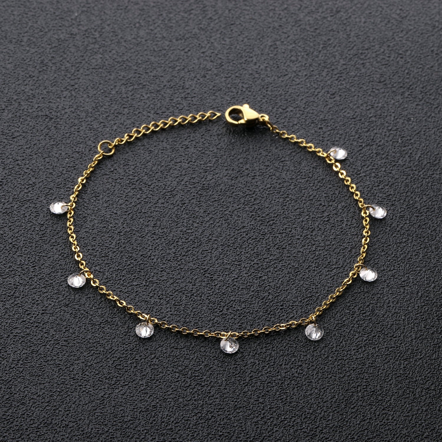 Bracelet brillant dorée