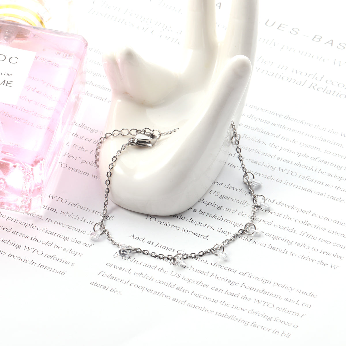 Bracelet brillant argent