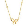 Collier boucle dorée