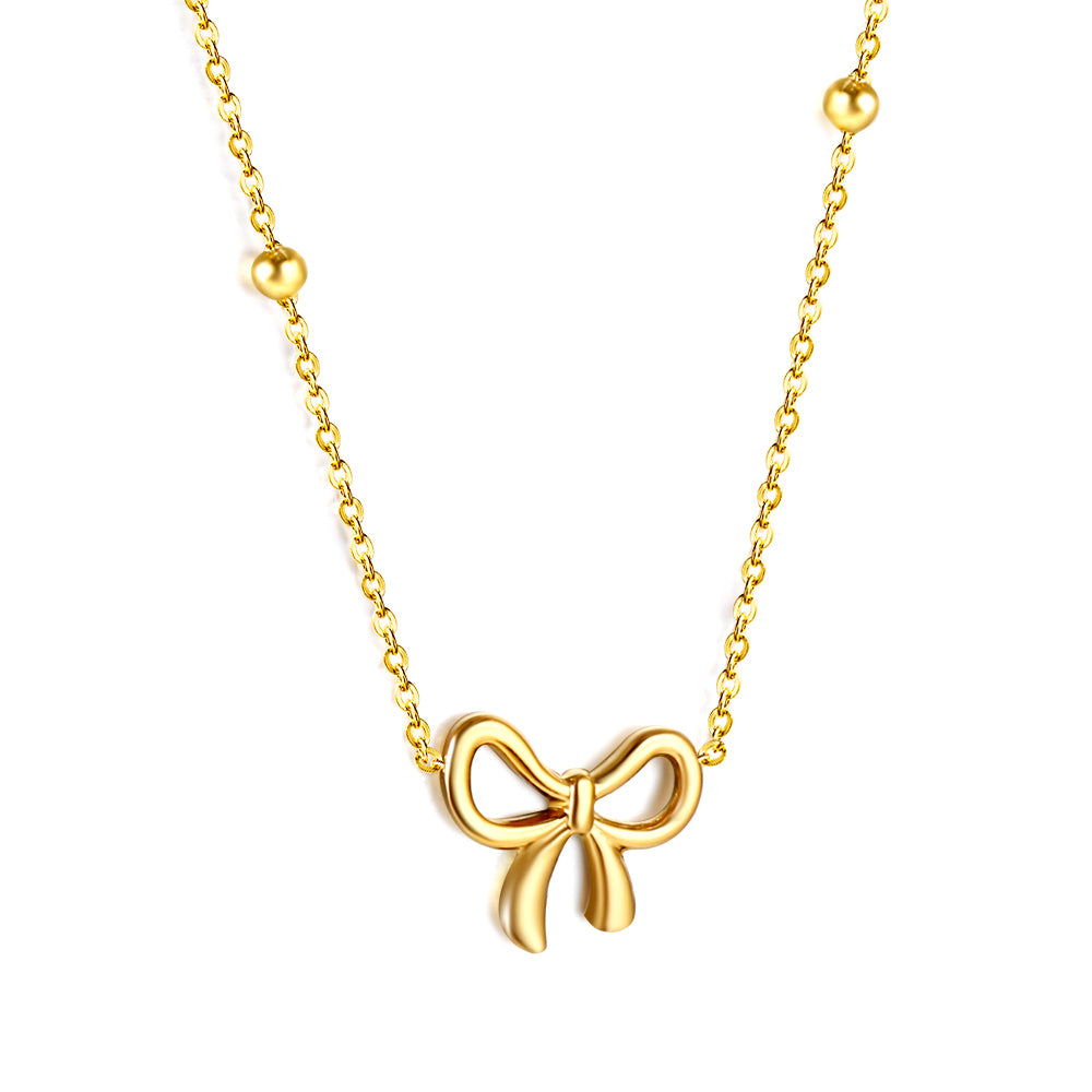 Collier boucle dorée