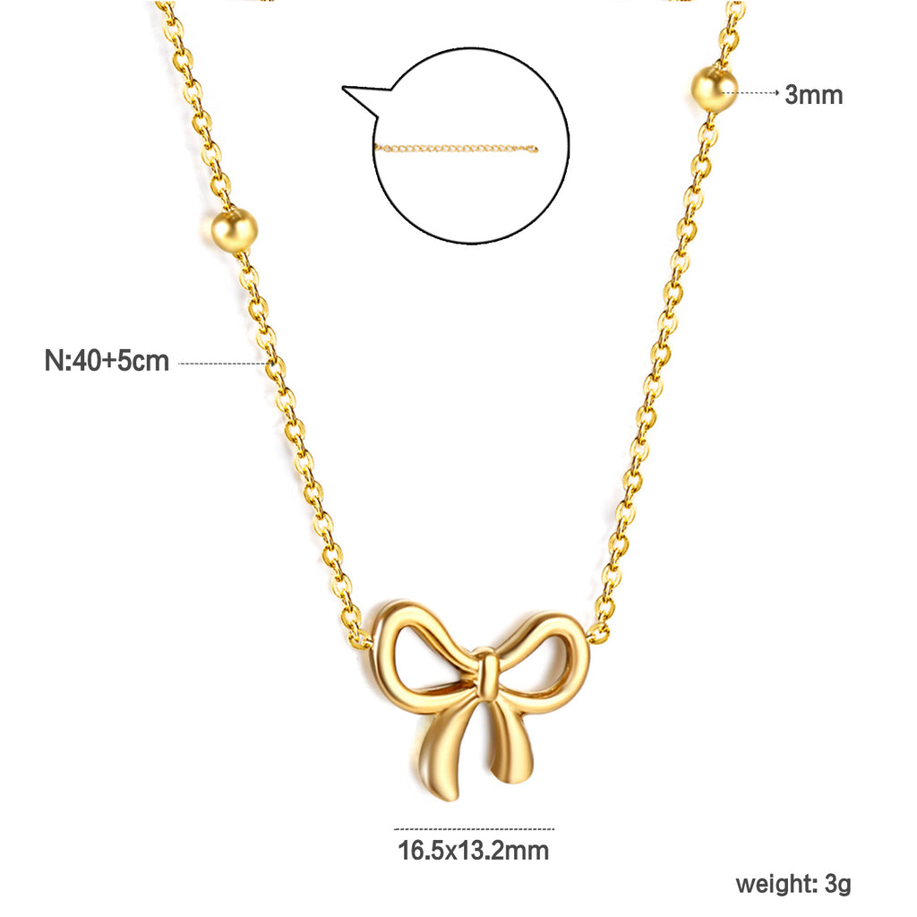 Collier boucle dorée