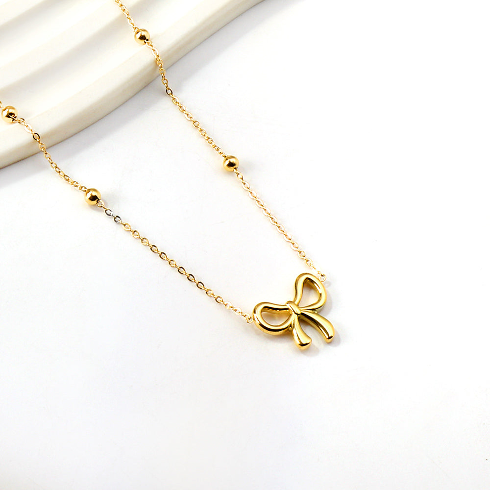 Collier boucle dorée