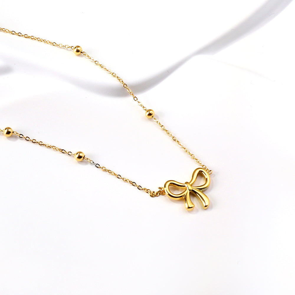 Collier boucle dorée