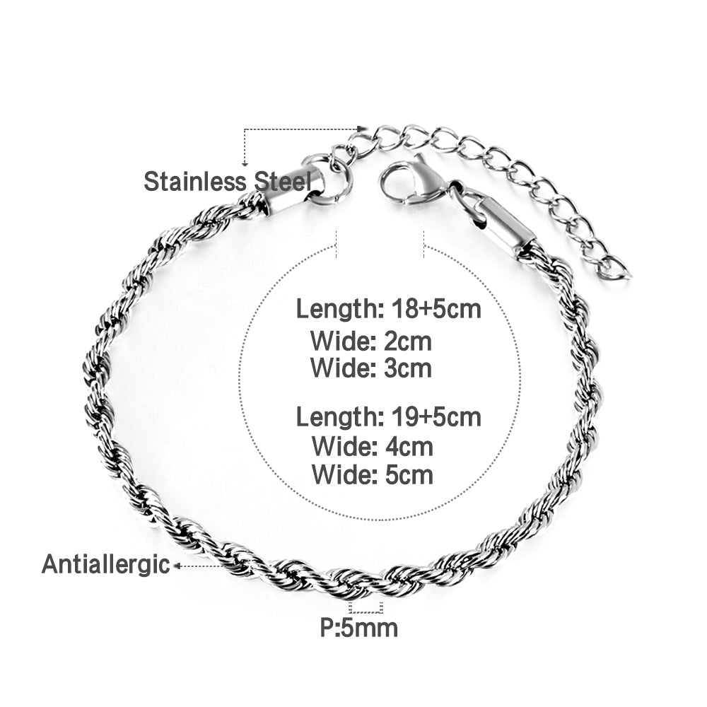 Bracelet Twist Argenté