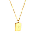 Collier soleil dorée