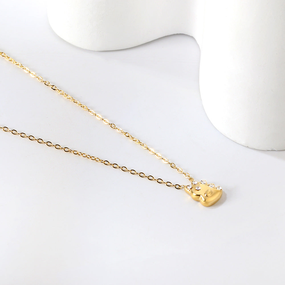 Collier dino dorée
