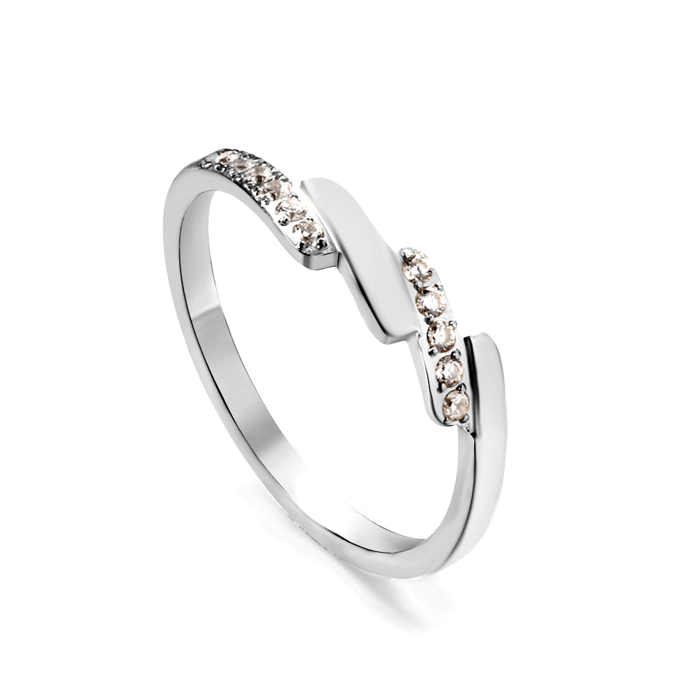 Bague steps argenté