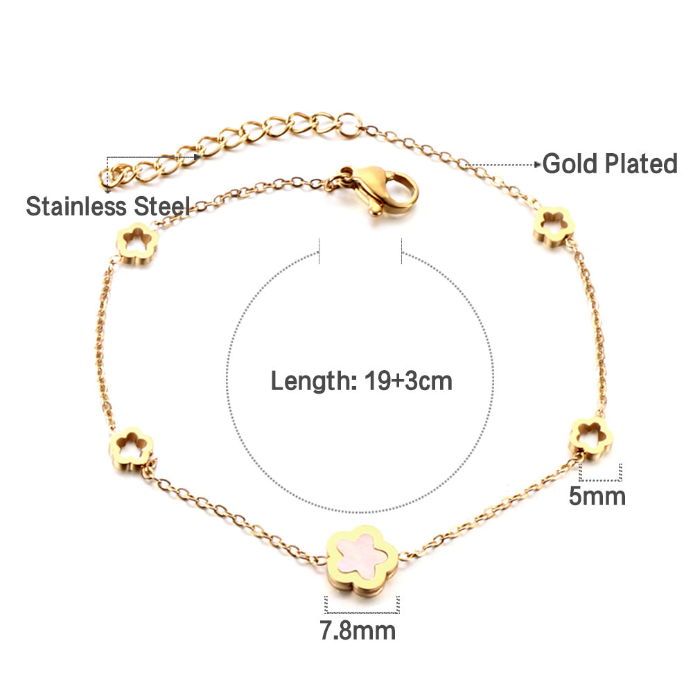 Bracelet blossom dorée