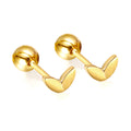 Boucles d'oreilles fly dorée