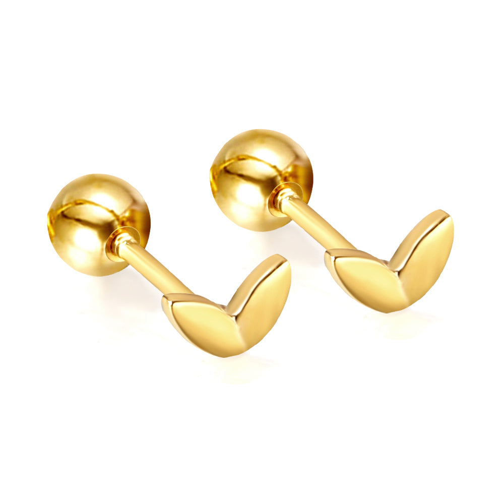 Boucles d'oreilles fly dorée