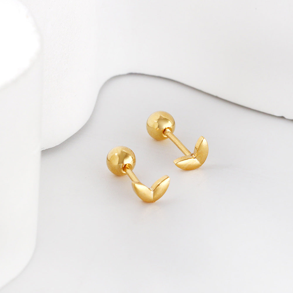 Boucles d'oreilles fly dorée