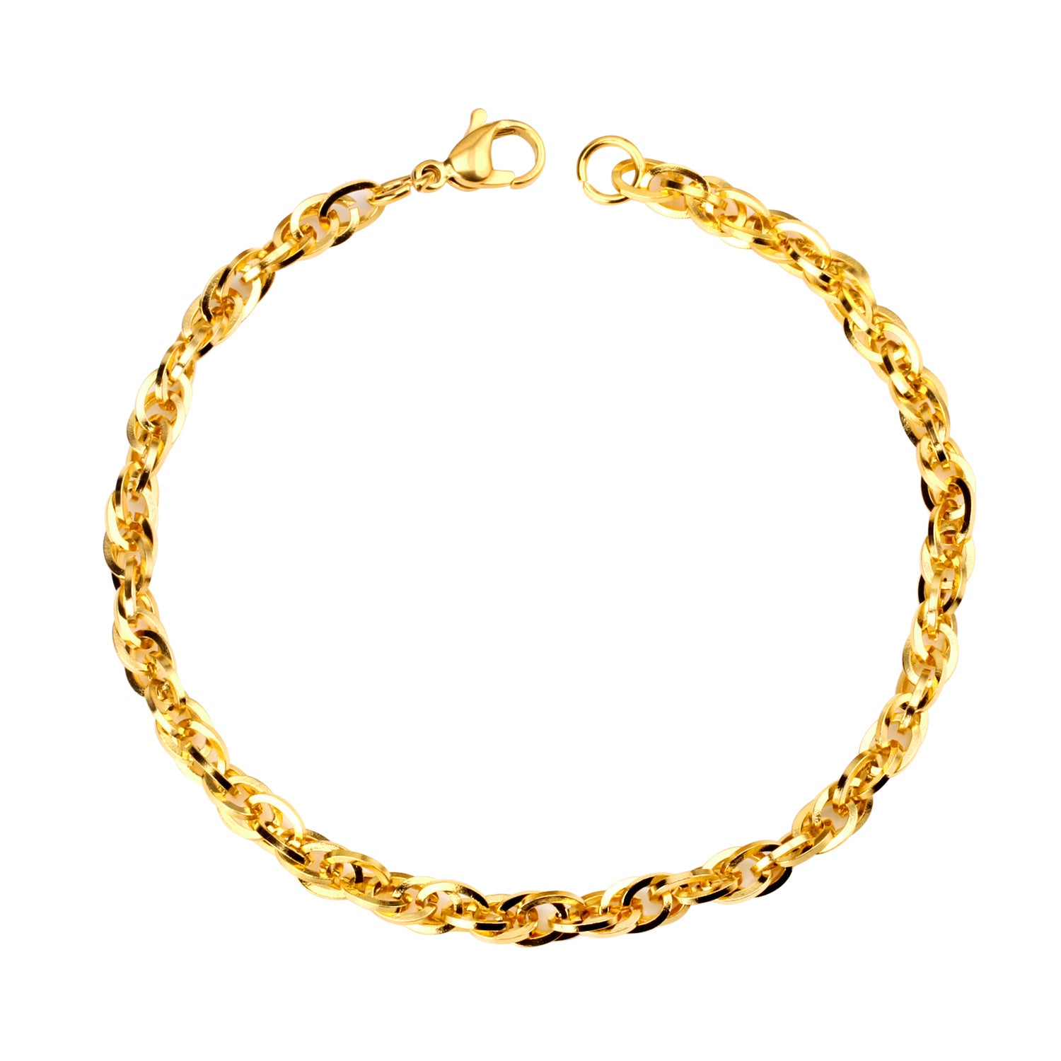 Bracelet chainette dorée